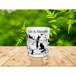 Cat-a-strophe Mug by...